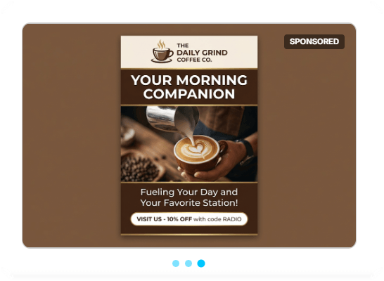 Sponsor Banners & Monetization Screenshot