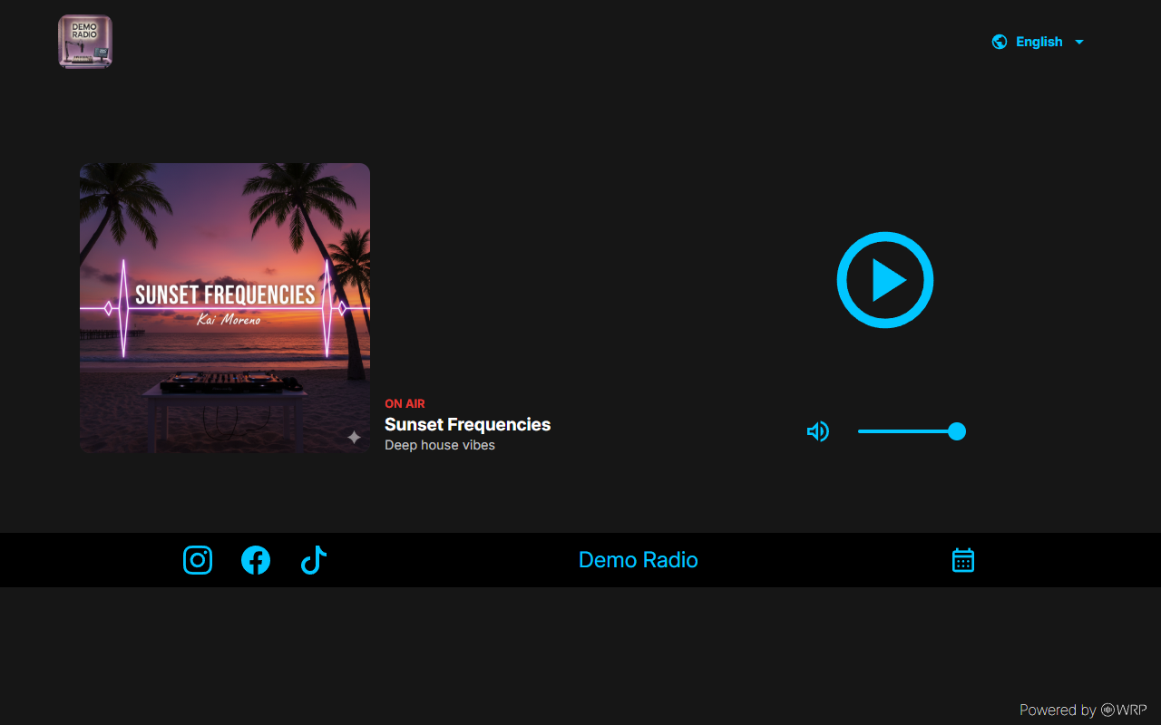 The Basic Site hosted station template