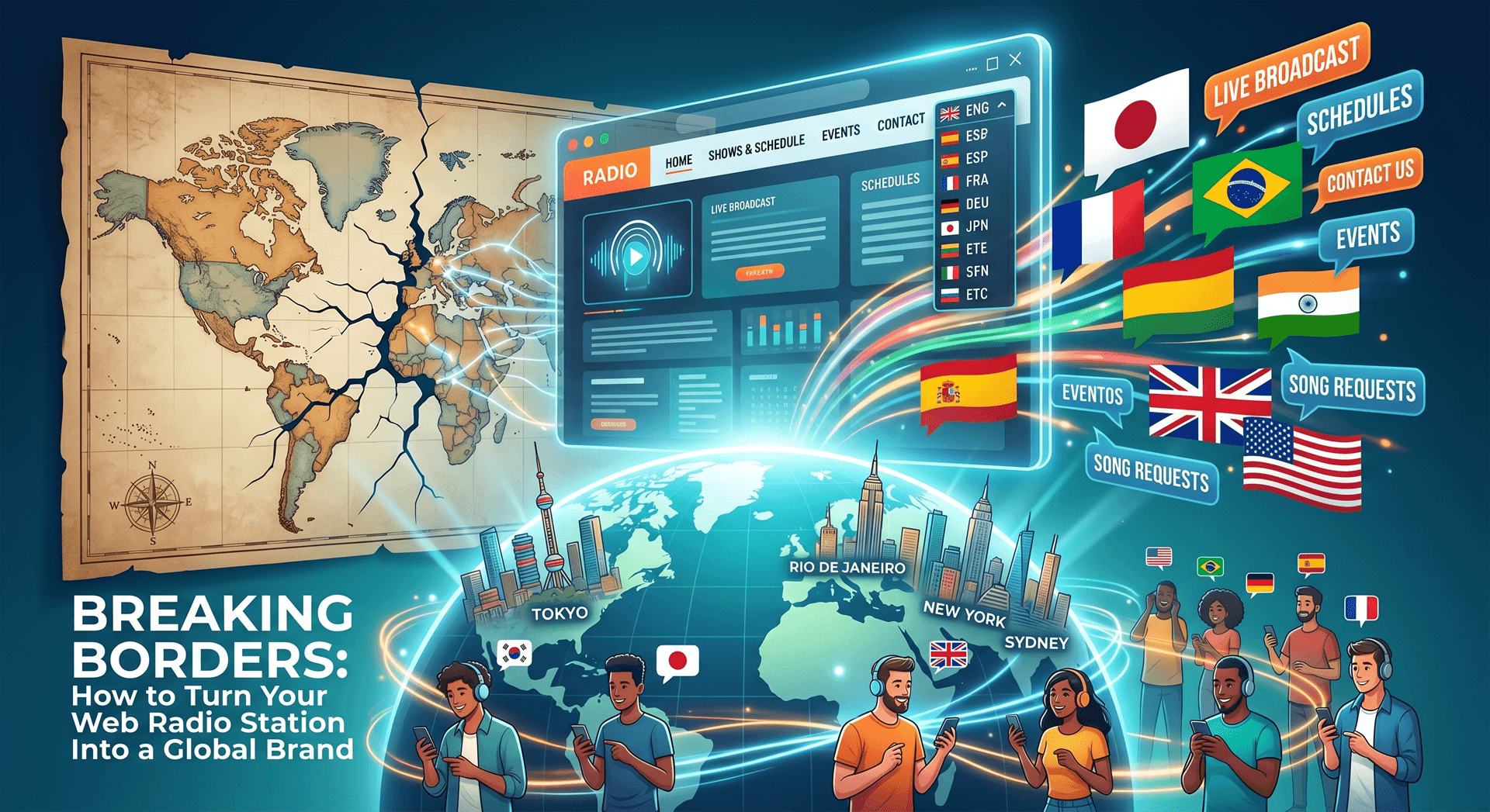 Breaking Borders: How to Turn Your Web Radio Station Into a Global Brand