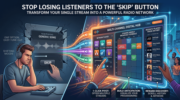 Stop Losing Listeners to the "Skip" Button: How to Launch a Multi-Channel Radio Network